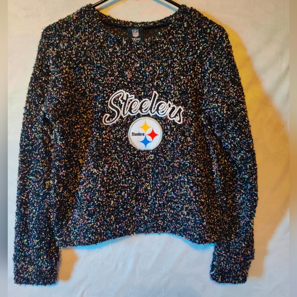 NFL Sweaters - NFL Team Apparel Multicolor Knit Pittsburgh Steelers Sweater